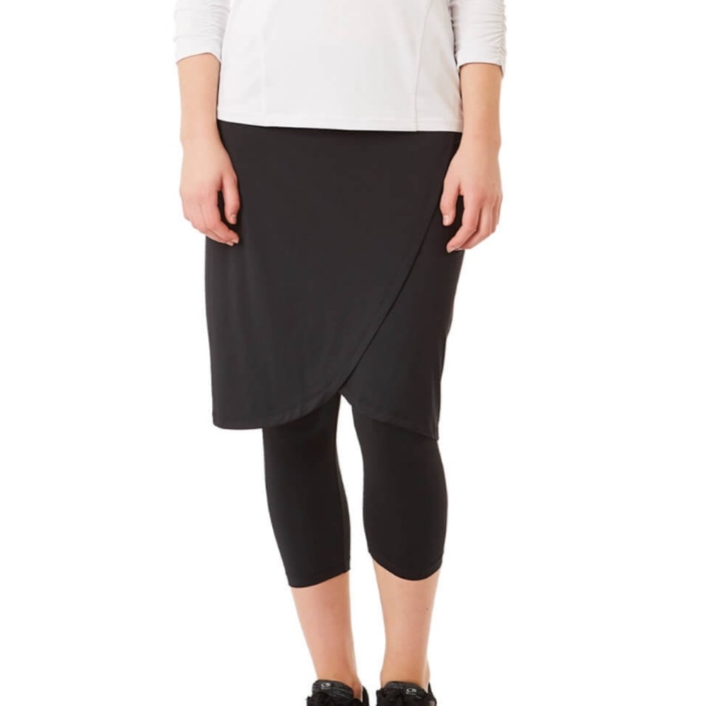 Skirt with attached leggings